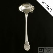 Georg Jensen Silver Sauce Ladle, Curved Handle - Lily of the Valley/ Liljekonval - VINTAGE