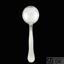 Georg Jensen. Sterling Silver Compote Spoon 161 - Ladby / Nordic #76.