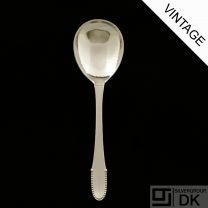 Georg Jensen Silver Compote Spoon - Beaded/ Kugle - VINTAGE