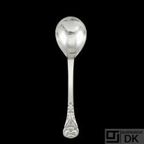 Evald Nielsen. No. 1 - Silver Jam Spoon - 14,4 cm.