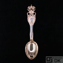 A. Michelsen. Silver Commemorative Spoon, Gilded 1909