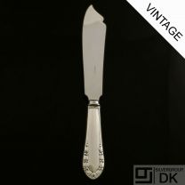 Georg Jensen Silver Cake Knife, Old Style Blade - Lily of the Valley/ Liljekonval - VINTAGE