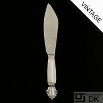 Georg Jensen Silver Cake Knife - Acanthus/ Dronning - VINTAGE