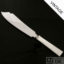 Georg Jensen Silver Cake Knife - Parallel/ Relief - VINTAGE