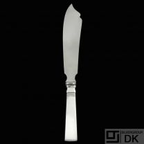 Georg Jensen. Sterling Silver Cake Knife 196 - Blok / Acadia #46.