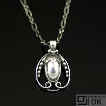 Georg Jensen Sterling Silver Pendant of the Year 1990 - Heritage.