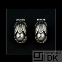 Georg Jensen Ear Clips Of The Year 2011 w. Silver Ball