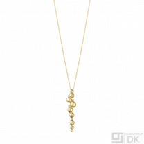 Georg Jensen. 18k Gold Pendant with Diamonds 0,05ct #1551D - Moonlight Grapes