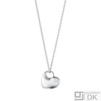 Georg Jensen. Sterling Silver Heart Pendant #645A - 2021 Limited Edition
