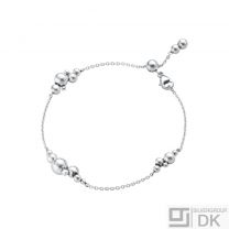Georg Jensen. Sterling Silver Chain Bracelet #551M - Moonlight Grapes.