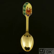 Danish Gilded Christmas Spoon, 2001 - A. Michelsen