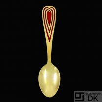 Danish Gilded Christmas Spoon, 2005 - Georg Jensen /  A. Michelsen