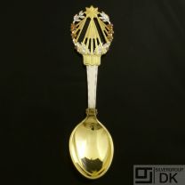 Danish Gilded Christmas Spoon, 1922 - A. Michelsen