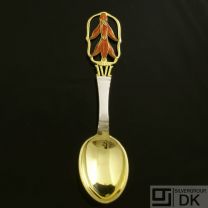 Danish Gilded Christmas Spoon, 1928 - A. Michelsen