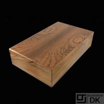 Alfred Klitgaard - Denmark. Solid Rosewood Jewelry Box. 