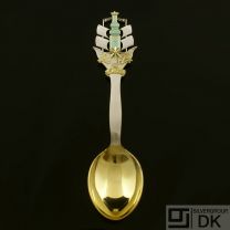 Danish Gilded Christmas Spoon, 1930 - A. Michelsen