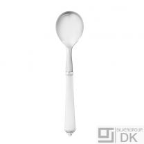 Georg Jensen Sterling Silver Salad Serving Spoon 432 - Pyramid - NEW