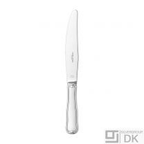 Georg Jensen Silver Dinner Knife, Short Handle - Old Danish/ Dobbelt Riflet - NEW