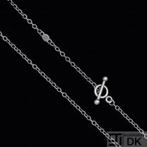 Georg Jensen. Sterling Silver Anchor Chain with Toggle Clasp A50 - 43 cm / 16,9"