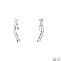 Georg Jensen Silver Earrings #618A - Marcia
