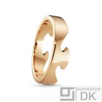 Georg Jensen Fusion End Ring - 18 kt. Red Gold. #1367 C