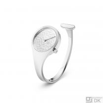 Georg Jensen. Ladies' 27mm Watch - Vivianna #336 - Hammered Silver dial - Limited Edition