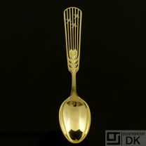Danish Gilded Christmas Spoon, 1937 - A. Michelsen