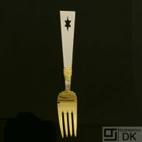 Danish Gilded Christmas Fork, 1940 - A. Michelsen