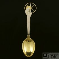 Danish Gilded Christmas Spoon, 1942 - A. Michelsen