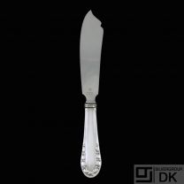 Georg Jensen. Sterling Silver Cake Knife, Old Style Blade - Lily of the Valley / Liljekonval.