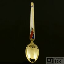 Danish Gilded Christmas Spoon, 1958 - A. Michelsen