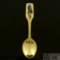 Danish Gilded Christmas Spoon, 1966 - A. Michelsen