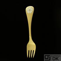 Georg Jensen Gilded Silver Fork of the Year - 1981