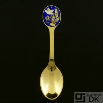 Danish Gilded Christmas Spoon, 1985 - A. Michelsen
