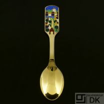Danish Gilded Christmas Spoon, 1988 - A. Michelsen