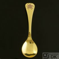 Danish Gilded Silver Spoon of the Year, 1988 - VINTAGE