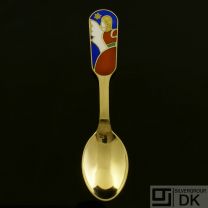 Danish Gilded Christmas Spoon, 1989 - A. Michelsen