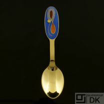 Danish Gilded Christmas Spoon, 1992 - A. Michelsen