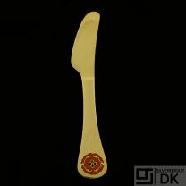 Danish Gilded Silver Knife of the Year, 1994 - VINTAGE