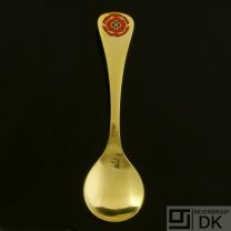 Danish Gilded Silver Spoon of the Year, 1994 - VINTAGE