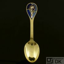 Danish Gilded Christmas Spoon, 1999 - A. Michelsen