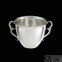 Georg Jensen. Sterling Silver Two-handled Cup #373B - Johan Rohde - 1925-32 Hallmarks 