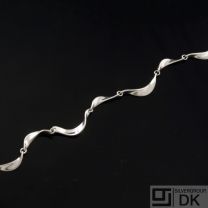 Danish Silver Necklace-Lund Copenhagen