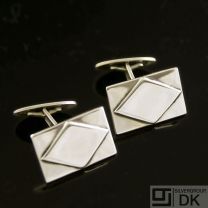 Danish Silver Cufflinks - Dragsted - VINTAGE
