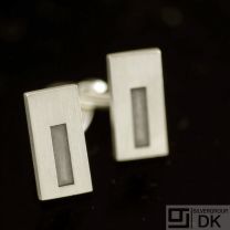 Danish Silver Cufflinks -N. E. From- VINTAGE