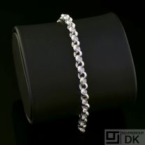 Danish Silver Bracelet  -  Lund Copenhagen -