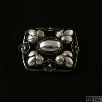 Erikson & Kromann. Danish Art Nouveau Silver Brooch - VINTAGE