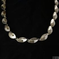 Danish Sterling Silver Necklace - Aarre & Krogs Eftf. - VINTAGE