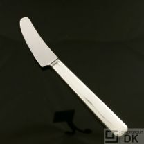 Georg Jensen Silver Dinner Knife, Serrated - Margrethe - VINTAGE