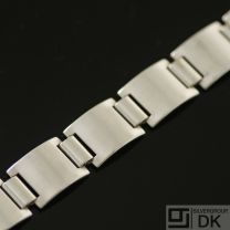 Danish Vintage Silver Bracelet - Firma Silver Cover